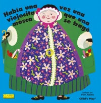 Cover image for Old Lady Who Swallowed a Fly (Spanish edition)